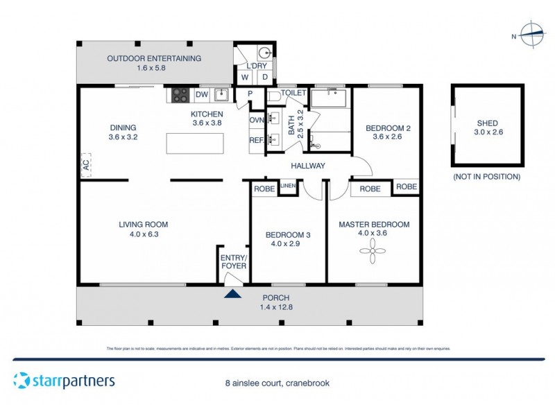 8 Ainslee Court, Cranebrook NSW 2749 Floorplan