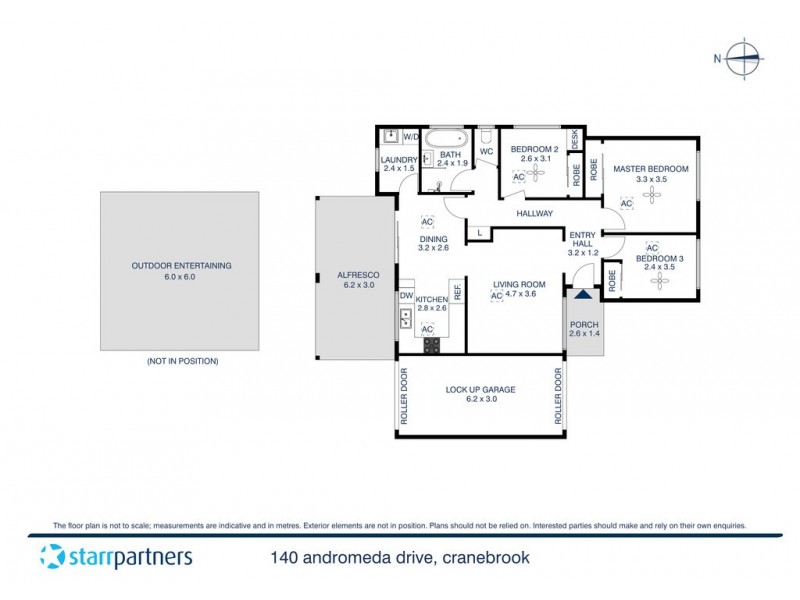 140 Andromeda Drive, Cranebrook NSW 2749 Floorplan