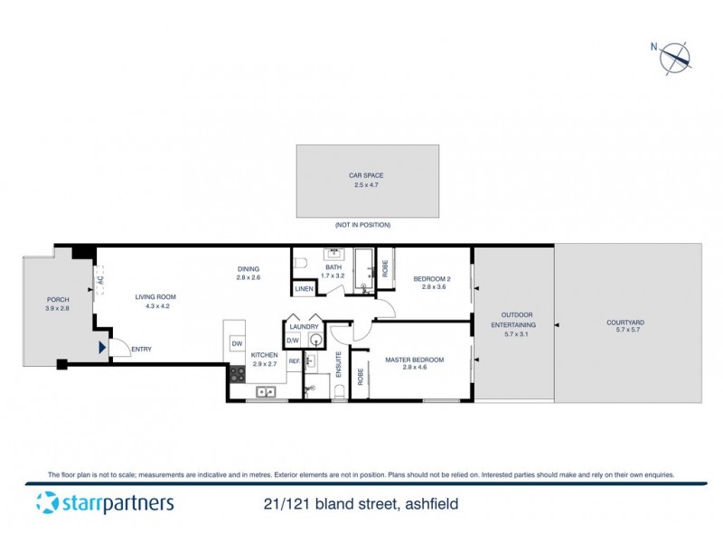 21/121 Bland Street, Ashfield NSW 2131 Floorplan