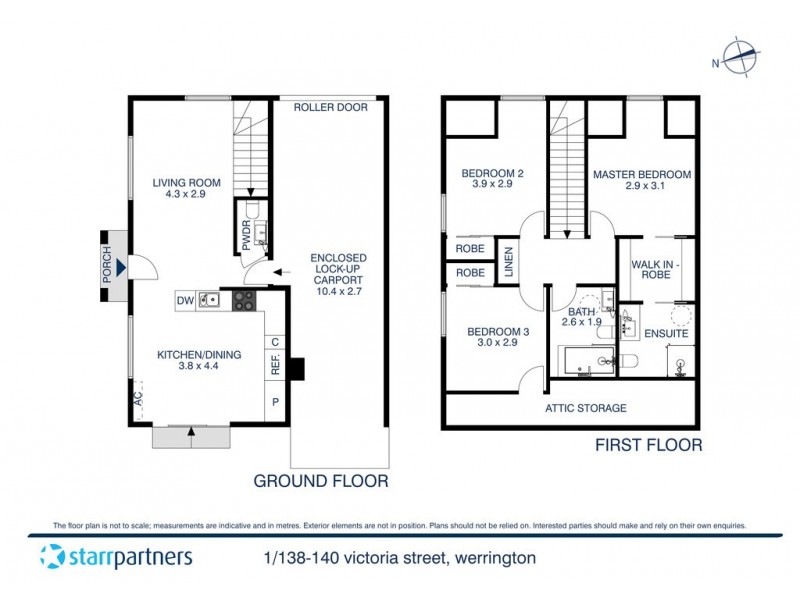 1/138-140 Victoria Street, Werrington NSW 2747 Floorplan