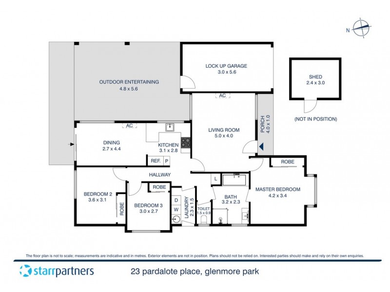 23 Pardalote Place, Glenmore Park NSW 2745 Floorplan
