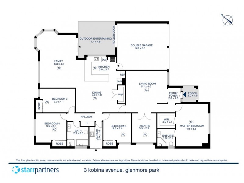 3 Kobina Avenue, Glenmore Park NSW 2745 Floorplan
