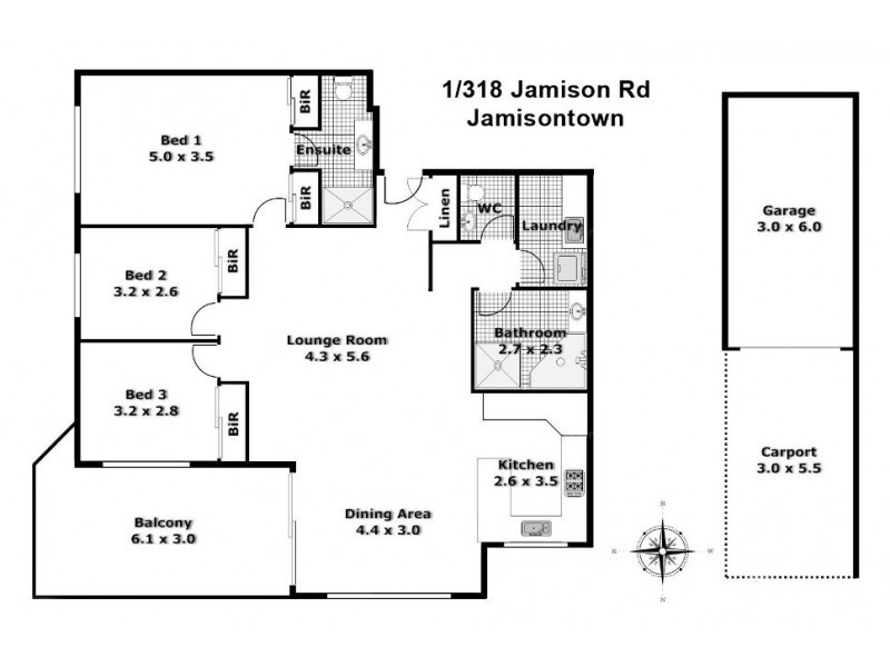 1/318 Jamison Road, Jamisontown NSW 2750