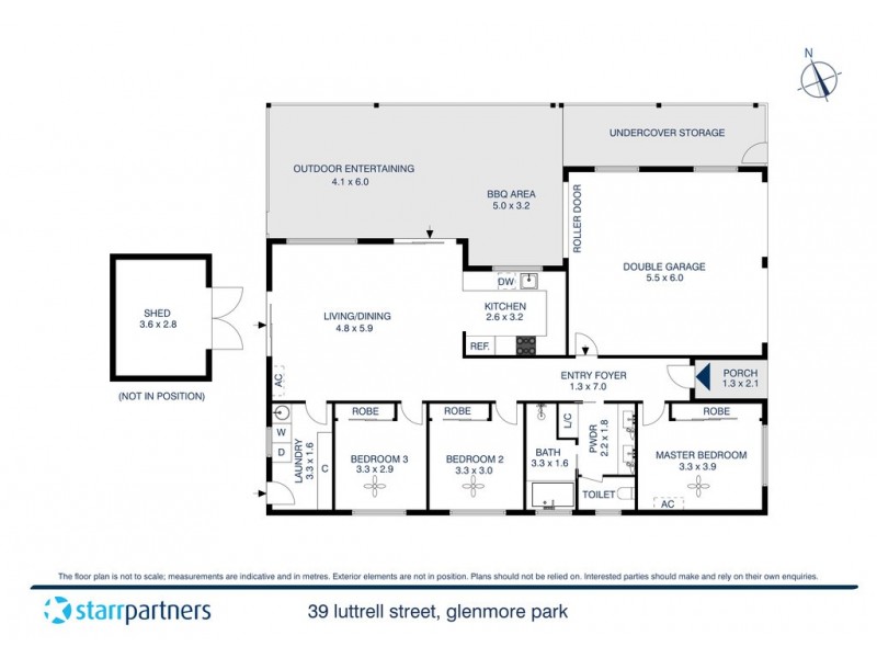 39 Luttrell Street, Glenmore Park NSW 2745 Floorplan