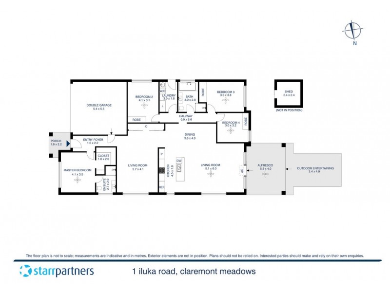 1 Iluka Road, Claremont Meadows NSW 2747 Floorplan