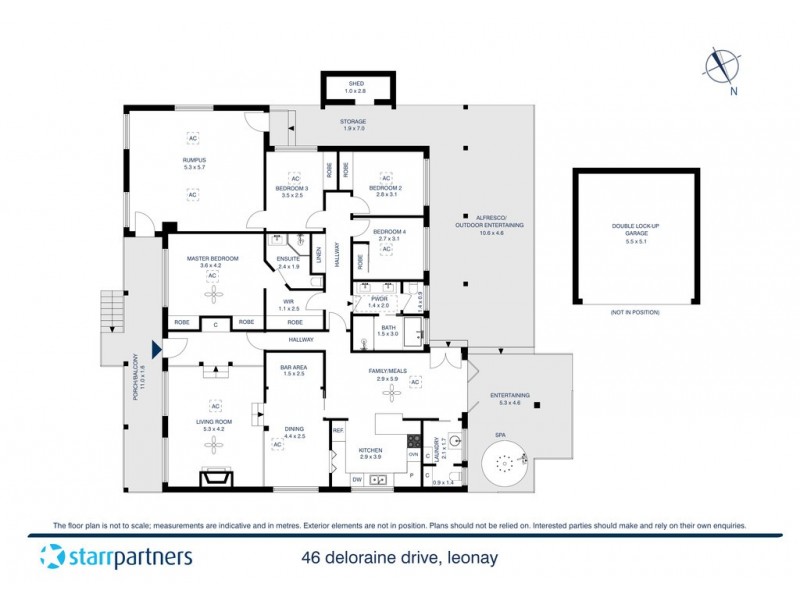 46 Deloraine Drive, Leonay NSW 2750 Floorplan