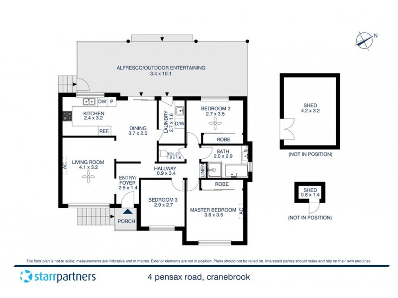 4 Pensax Road, Cranebrook NSW 2749 Floorplan