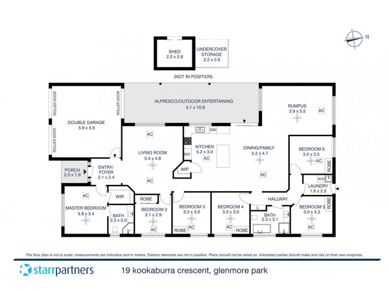 19 Kookaburra Crescent, Glenmore Park NSW 2745 Floorplan