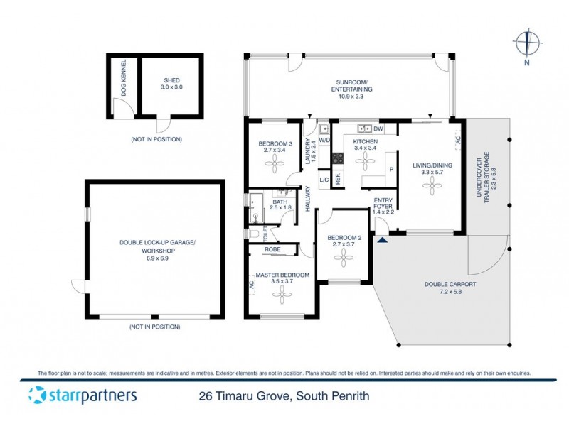 26 Timaru Grove, South Penrith NSW 2750 Floorplan