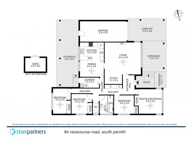 84 Racecourse Road, South Penrith NSW 2750 Floorplan