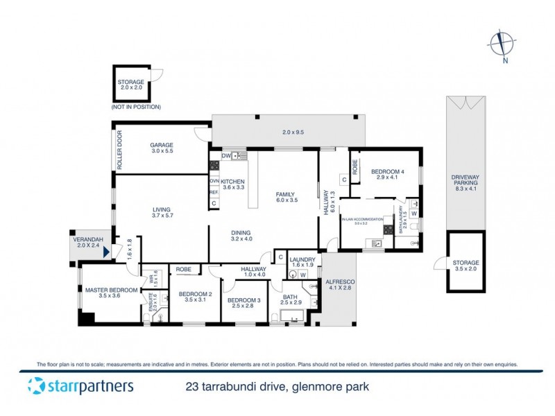 23 Tarrabundi Drive, Glenmore Park NSW 2745 Floorplan