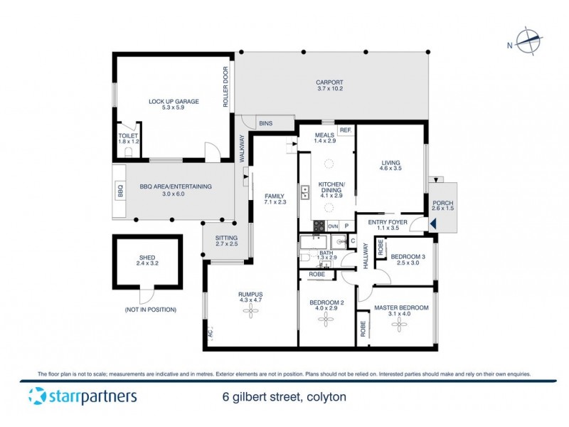 6 Gilbert Street, Colyton NSW 2760 Floorplan