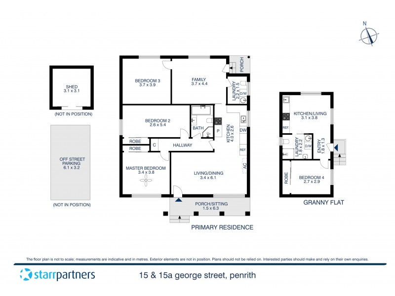 15 & 15a George Street, Kingswood NSW 2747 Floorplan
