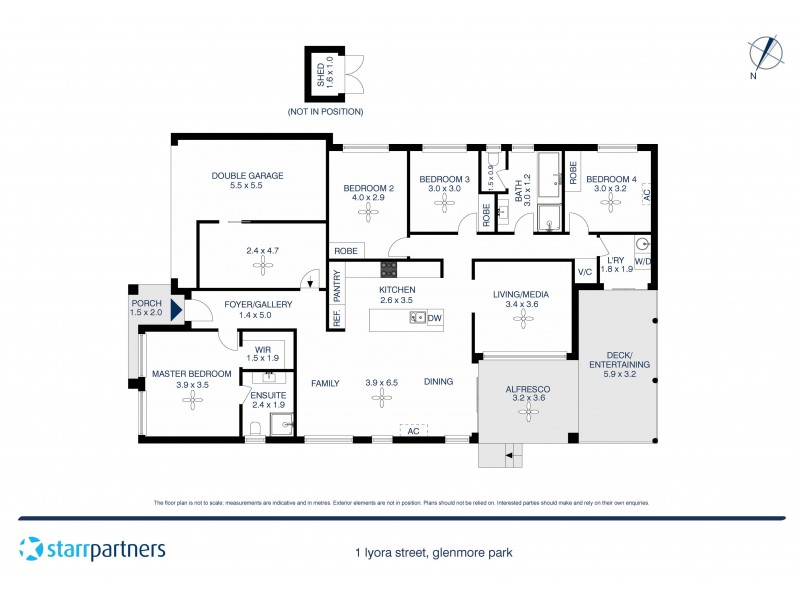 1 Lyora Street, Glenmore Park NSW 2745 Floorplan