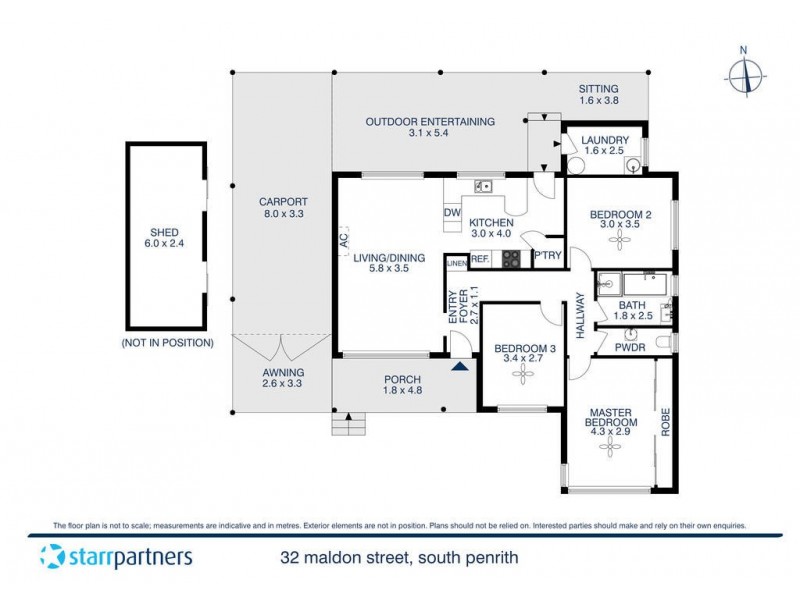 32 Maldon Street, South Penrith NSW 2750 Floorplan