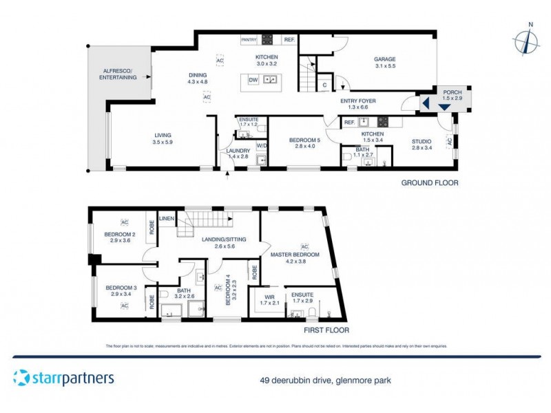 49 Deerubbin Drive, Glenmore Park NSW 2745 Floorplan