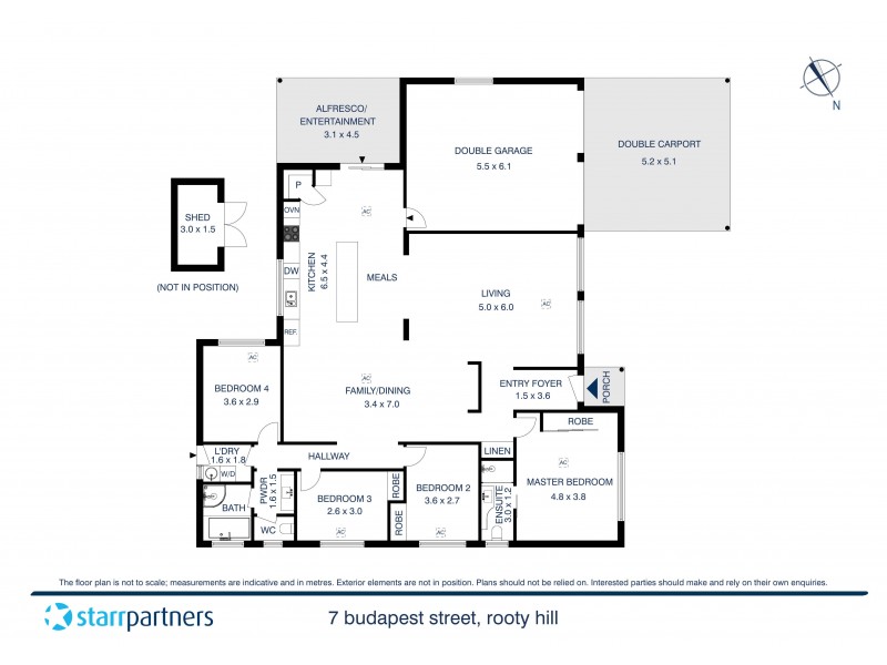 7 Budapest Street, Rooty Hill NSW 2766 Floorplan