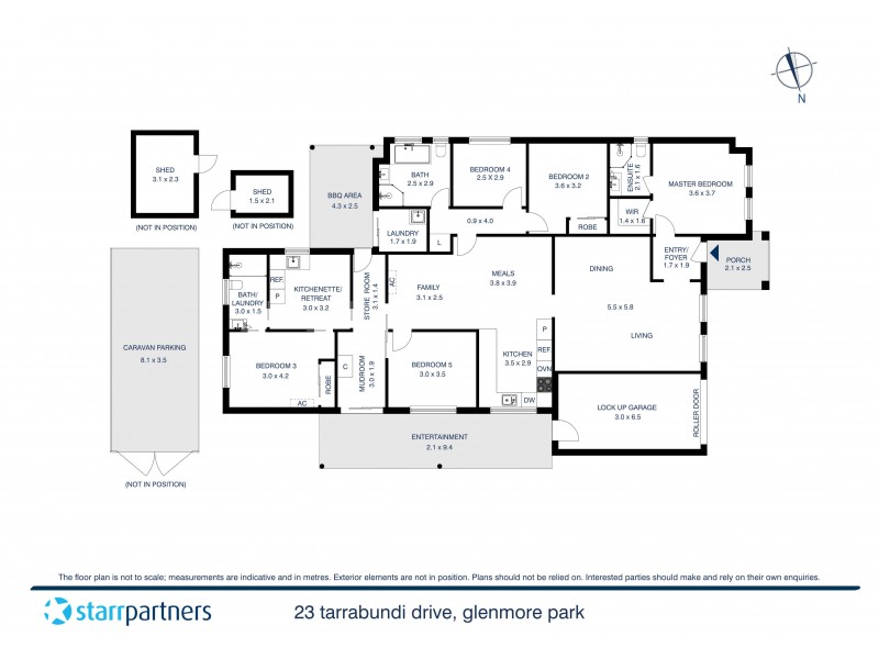 23 Tarrabundi Drive, Glenmore Park NSW 2745 Floorplan