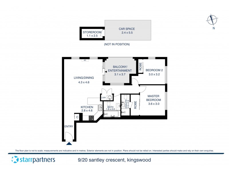 9/20 Santley Crescent, Kingswood NSW 2747 Floorplan