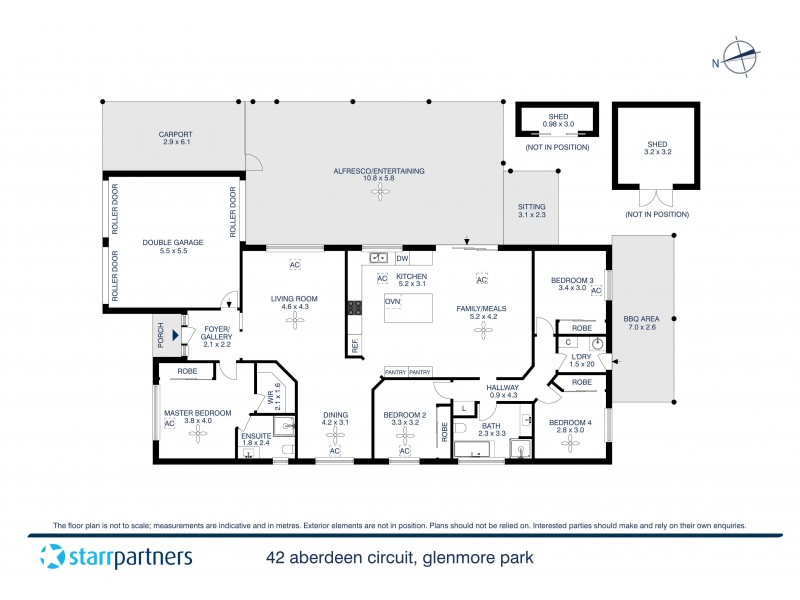 42 Aberdeen Circuit, Glenmore Park NSW 2745 Floorplan