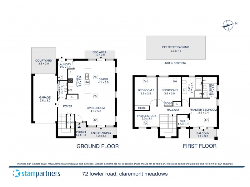 72 Fowler Street, Claremont Meadows NSW 2747 Floorplan