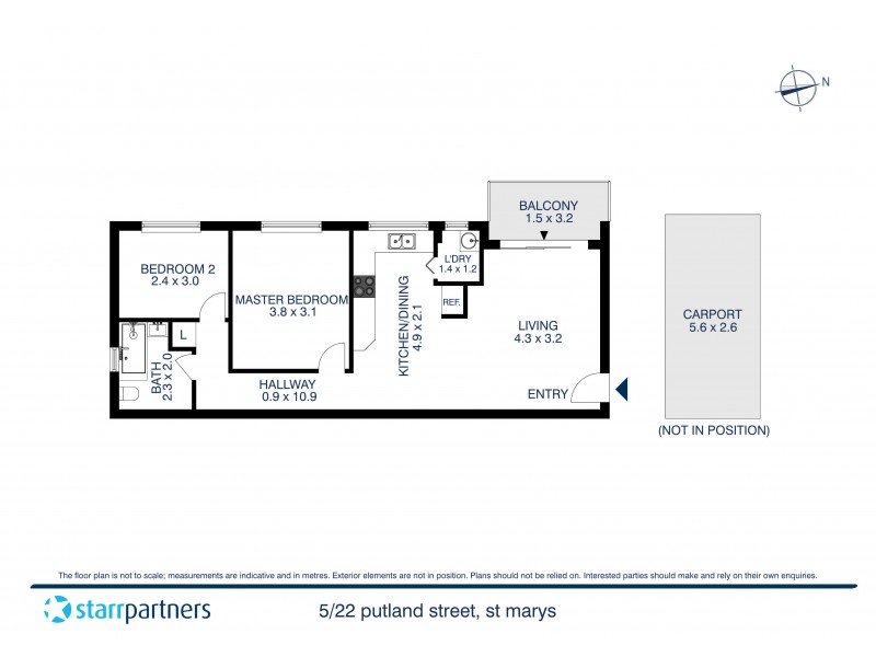 5/22 Putland Street, St Marys NSW 2760 Floorplan