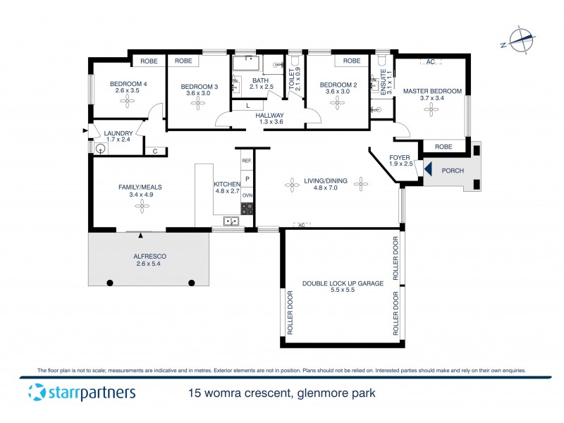 15 Womra Crescent, Glenmore Park NSW 2745 Floorplan