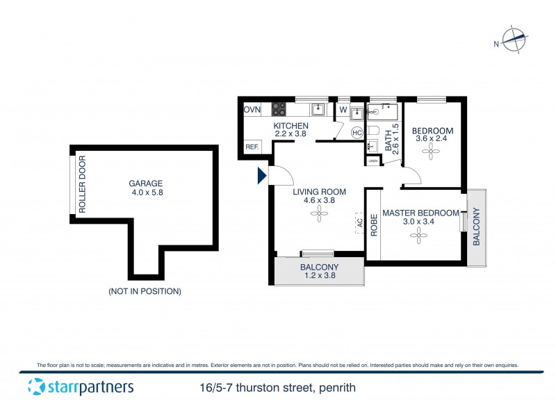 16/5-7 Thurston Street, Penrith NSW 2750 Floorplan