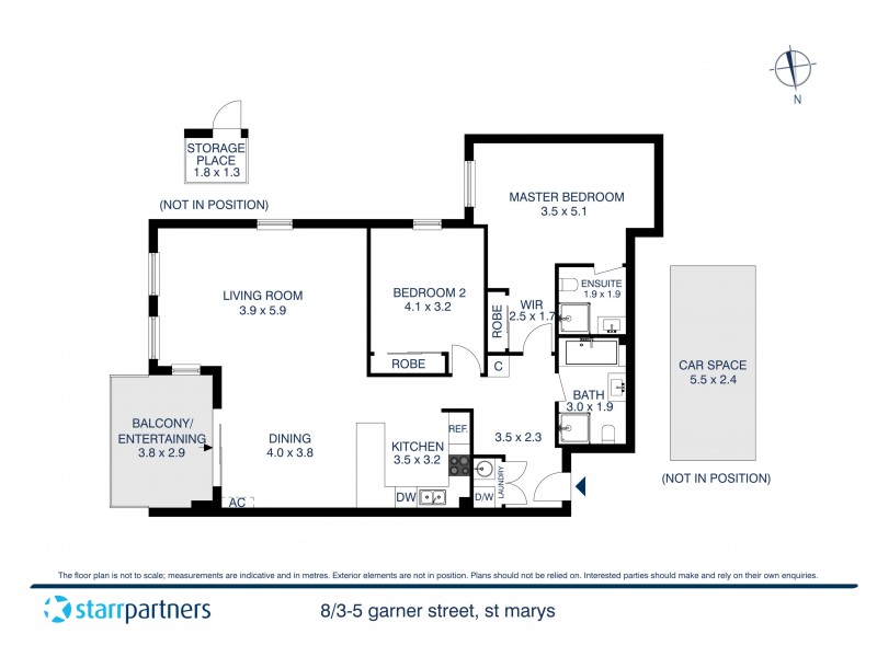 8/3-5 Garner Street, St Marys NSW 2760 Floorplan