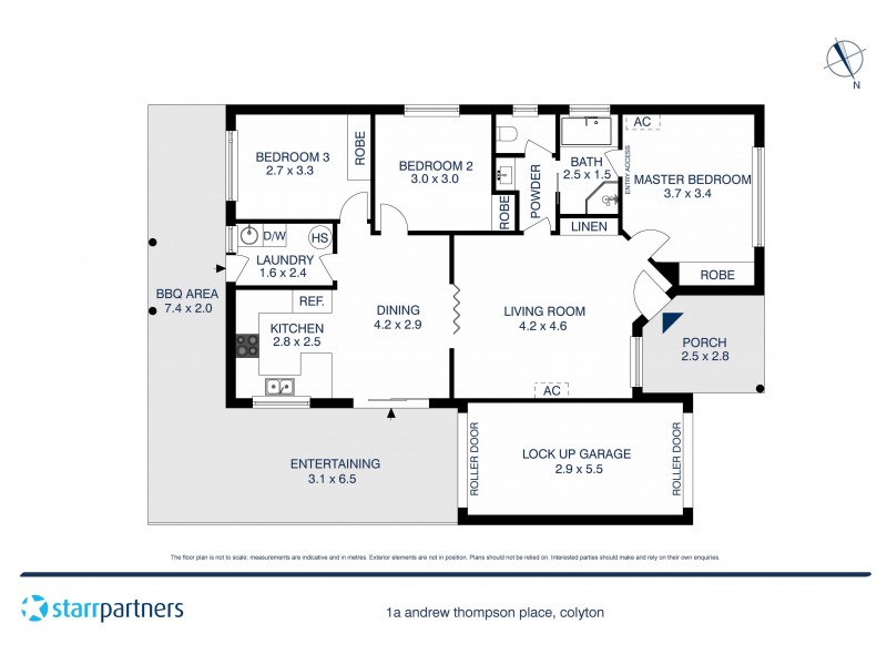 1a Andrew Thompson Place, Colyton NSW 2760 Floorplan