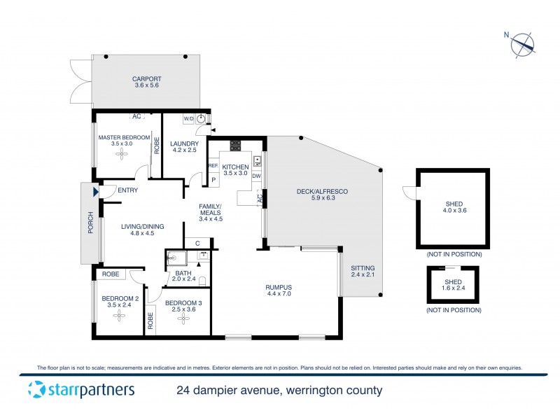 24 Dampier Avenue, Werrington County NSW 2747 Floorplan