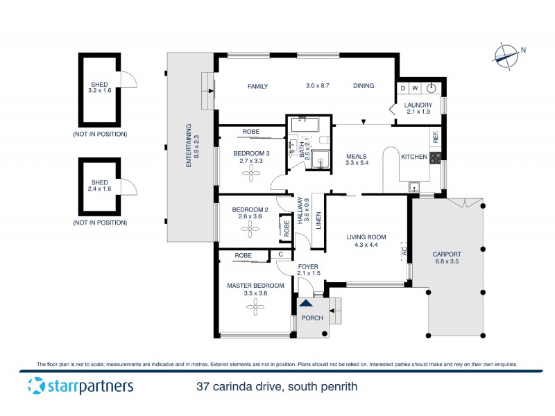 37  Carinda Drive, South Penrith NSW 2750 Floorplan