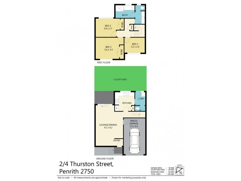 2/4 Thusrton Street, Penrith NSW 2750 Floorplan