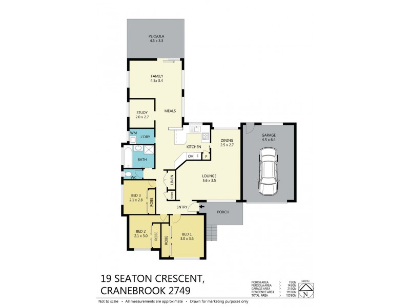 19 Seaton Crescent, Cranebrook NSW 2749 Floorplan