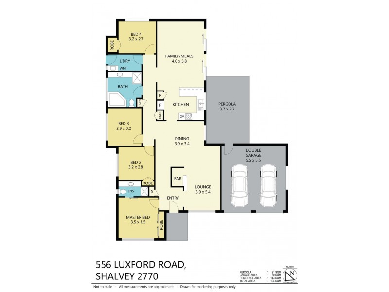 556 Luxford Road, Shalvey NSW 2770 Floorplan
