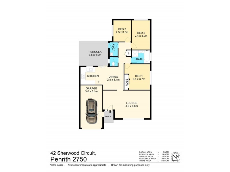 42 Sherwood Circuit, Penrith NSW 2750 Floorplan