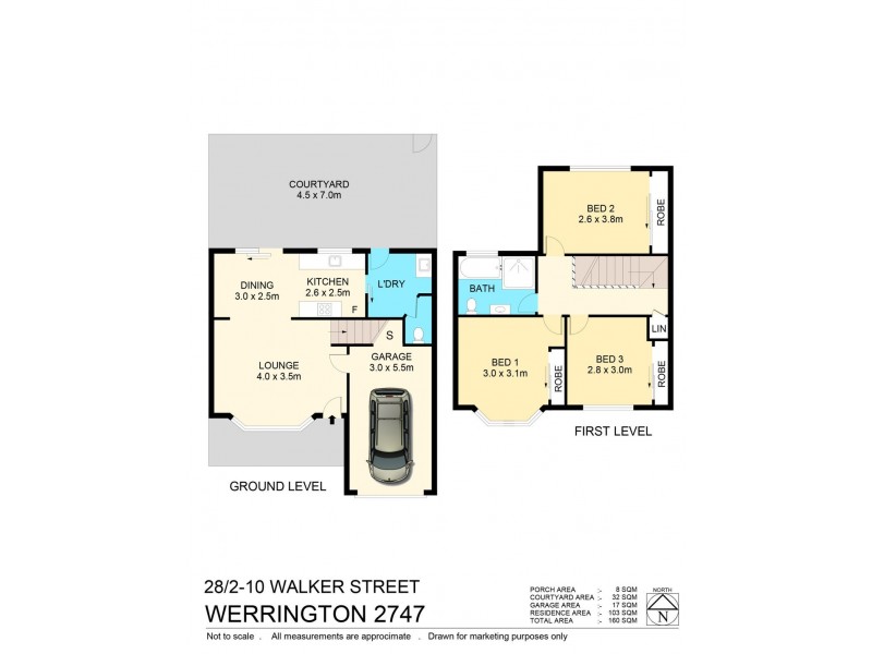 28/2 – 10 Walker Street, Werrington NSW 2747 Floorplan