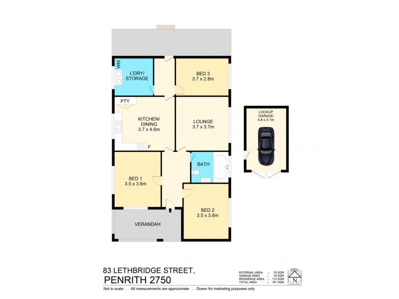 83 Lethbridge Street, Penrith NSW 2750 Floorplan