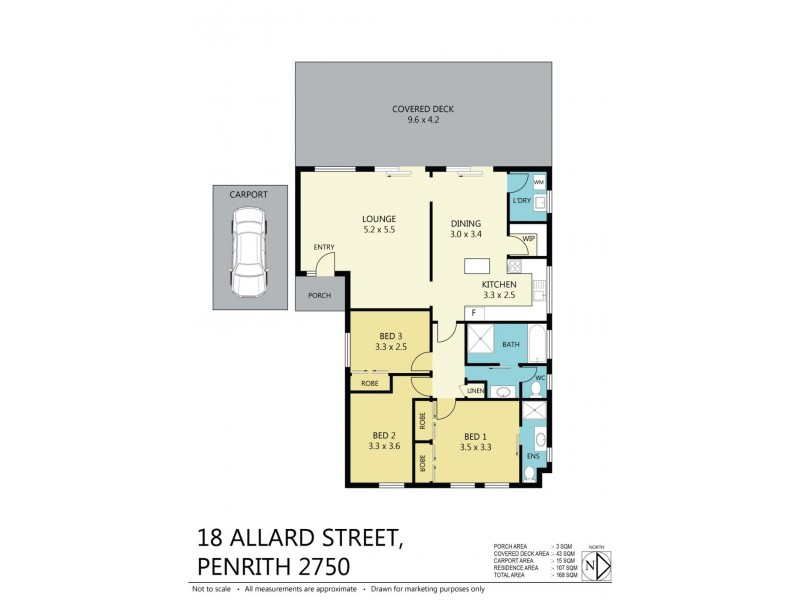 18 Allard Street, Penrith NSW 2750 Floorplan