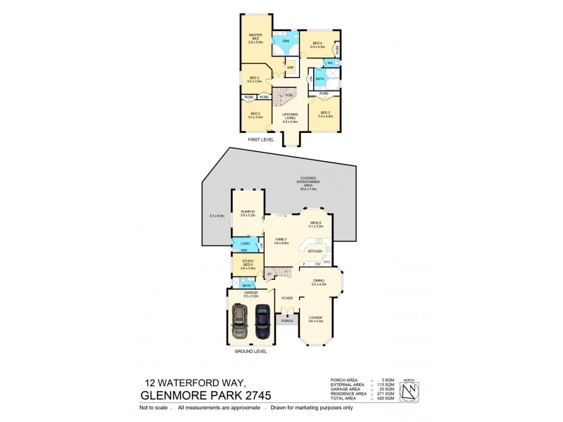 12 Waterford Way, Glenmore Park NSW 2745 Floorplan