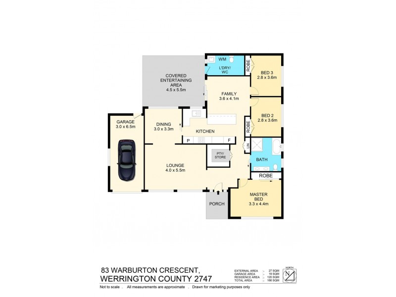 83 Warburton Crescent, Werrington County NSW 2747 Floorplan