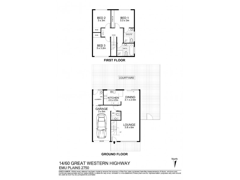 14/60 Great Western Highway, Emu Plains NSW 2750 Floorplan