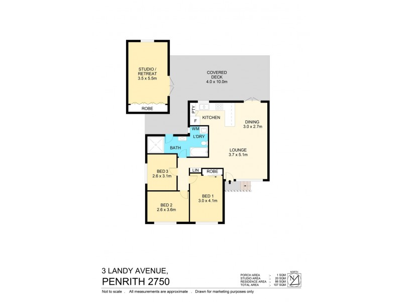 3 Landy Avenue, Penrith NSW 2750 Floorplan