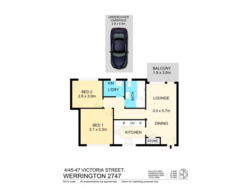 4/45-47 Victoria Street, Werrington NSW 2747 Floorplan
