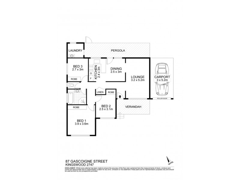 87 Gascoigne Street, Kingswood NSW 2747 Floorplan