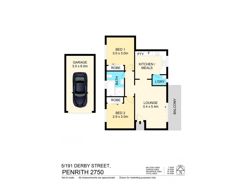 5/191 Derby Street, Penrith NSW 2750 Floorplan