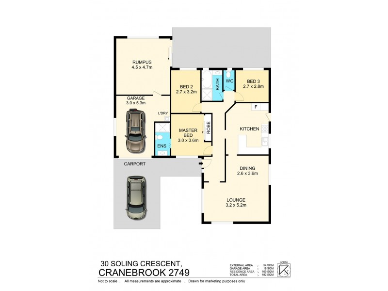 30 Soling Crescent, Cranebrook NSW 2749 Floorplan