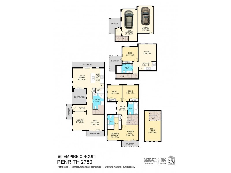 59 & 59A Empire Circuit, Penrith NSW 2750 Floorplan