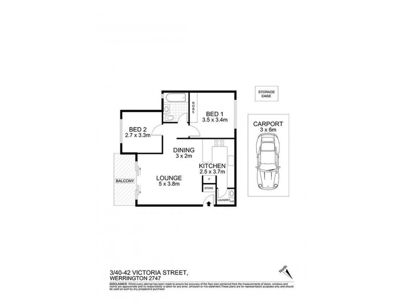 3/40-42 Victoria Street, Werrington NSW 2747 Floorplan