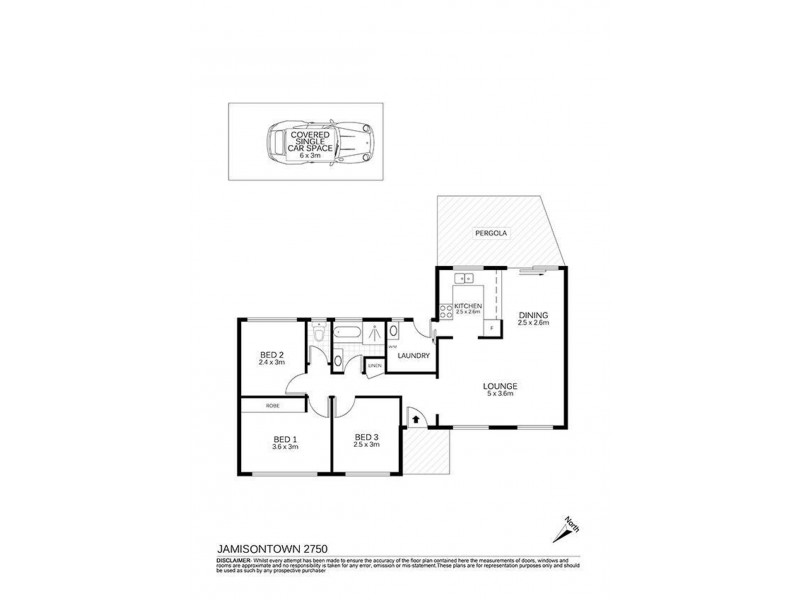 16/80 McNaughton Street, Jamisontown NSW 2750 Floorplan